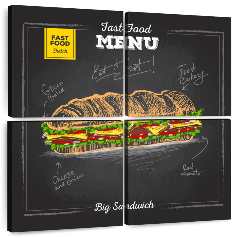 Yarlin Big Sandwich, H 32 po x l 32 po