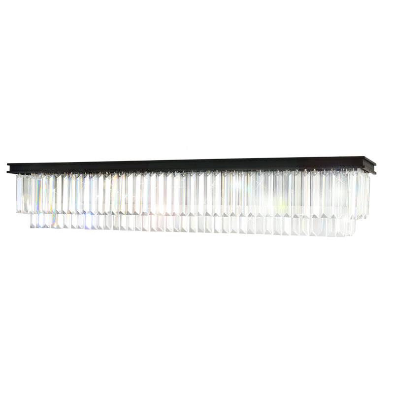Akshata Flush Mount, Black