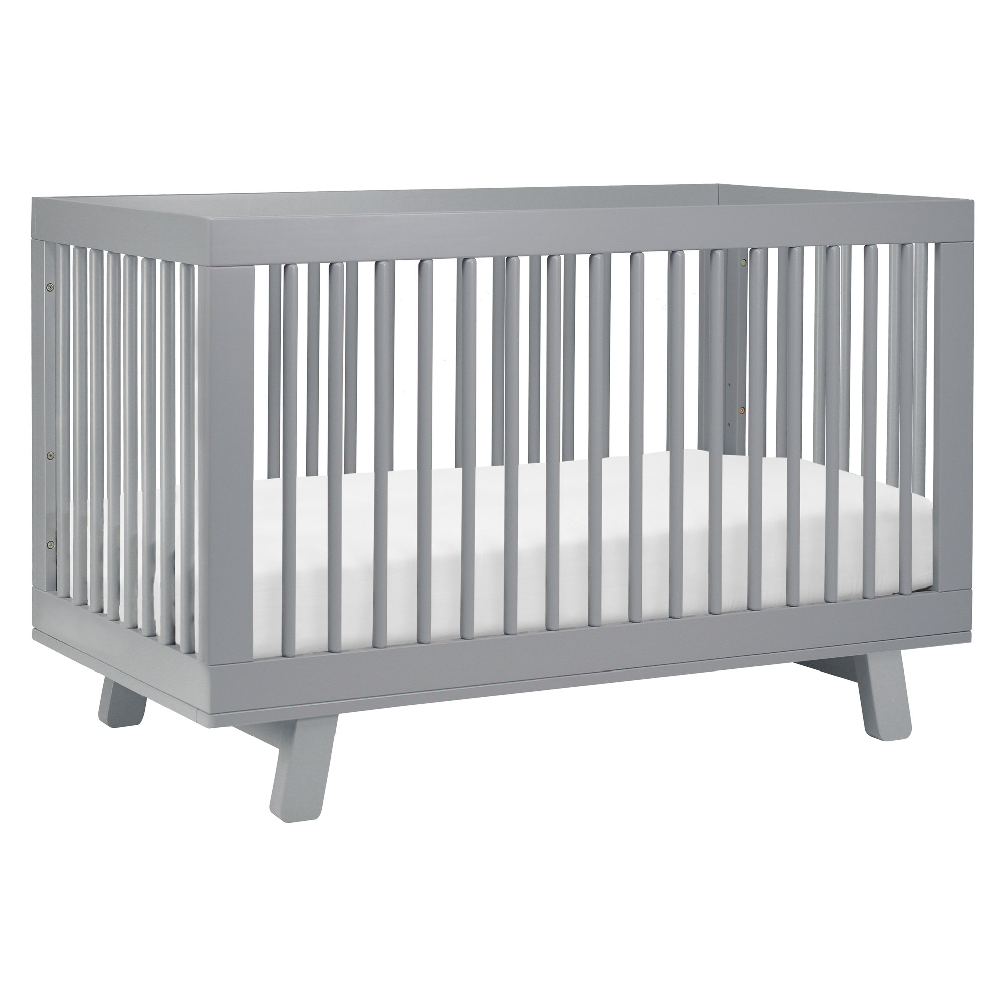 Hudson 3-in-1 Convertible Nursery Furniture Set, Gray