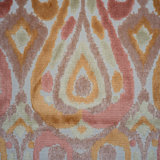 Kasuri - Tear Drop Design Cut Velvet Upholstery Fabric