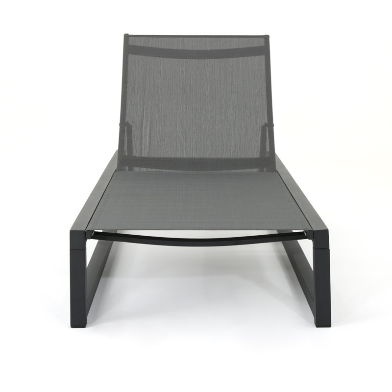 VENICE CHAISE LOUNGE( SET OF 2 ), 2, Gray/Black