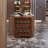 Sauget 32 Bottle Floor Wine Bottle & Glass Rack Brown