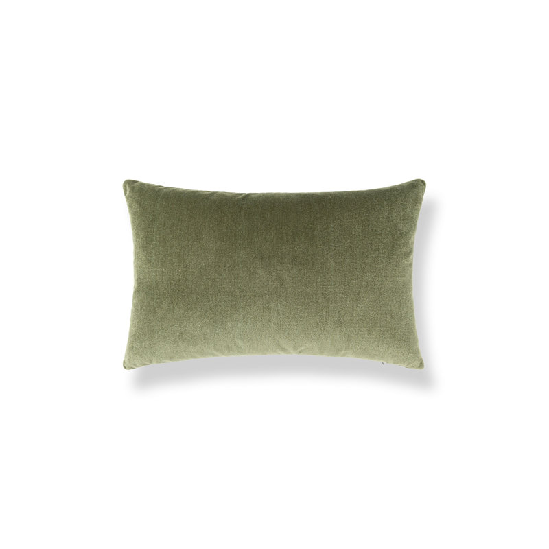 TUDOR VELVET PILLOW, Rectangle - 22"H x 14"W, Spruce