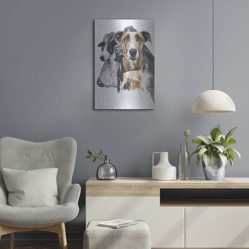 «Greyhound» par Barbara Keith, H 24 po x l 16 po