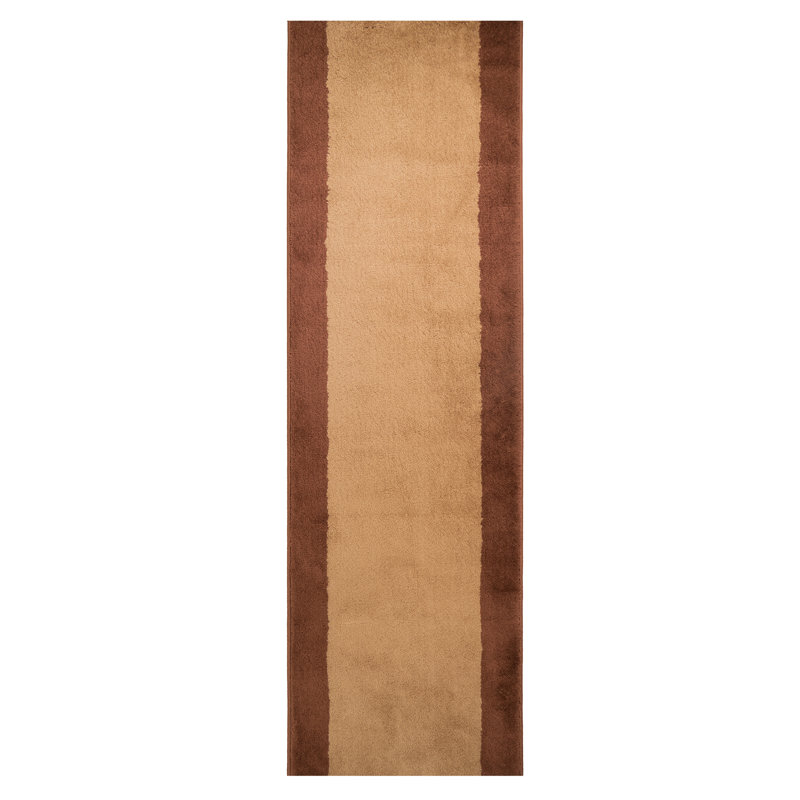 Tapis de couleur beige antidérapant sur mesure, Tapis de couloir 2 pi 2 po x 6 pi