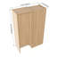 Armoire murale 24 po avec 2 portes à fermeture douce et 1 porte-serviettes pour petite salle de bain, bureau et rangement