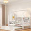 Lit en bois avec couchette et tablettes-816003739