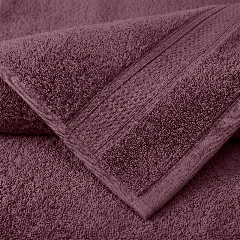 Coton luxueux et hautement absorbant Renata, Prune