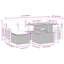 55cm Wide Patio Sofa with Cushions
