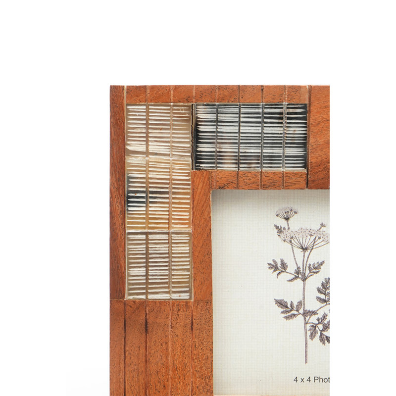 Cadre photo | Cadre en bois fabriqué à la main, cadeau idéal pour la maison et le bureau | 4 x 4 po 