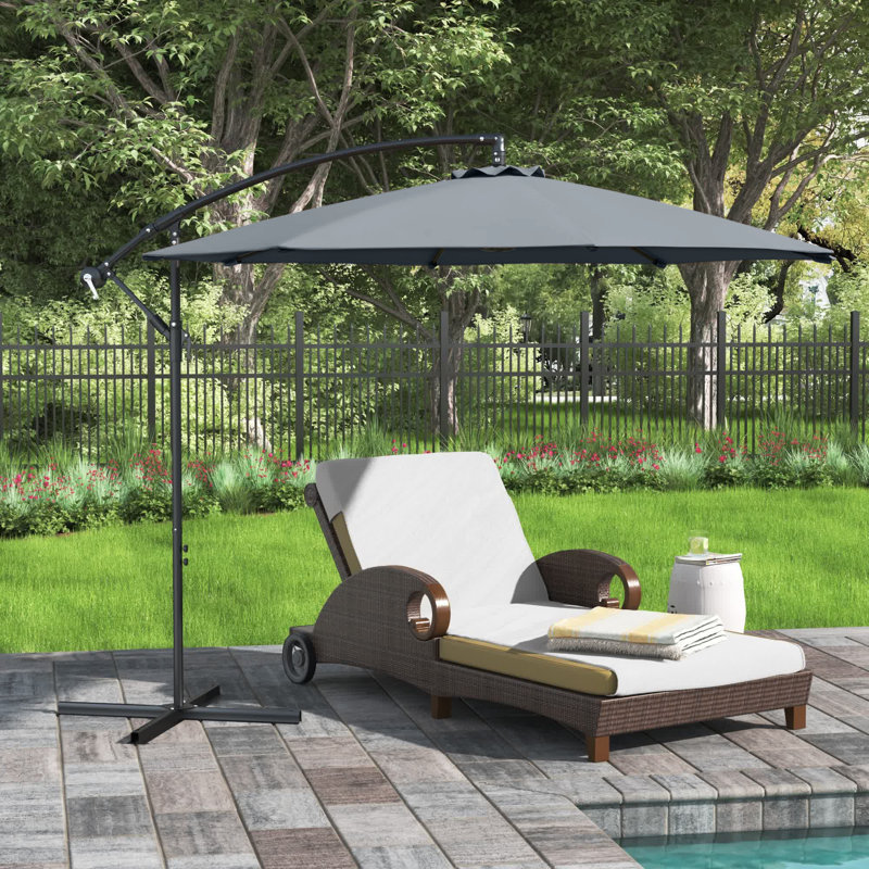 Parasol de plage 120 po Linnett, Grey