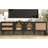 80'' Tv Entertainment Center With Design - Solid Construction Table For Tvs Ample Media Space,-32718641