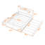 Grand lit plateforme en bois avec lit gigogne et 2 tiroirs-1081273279