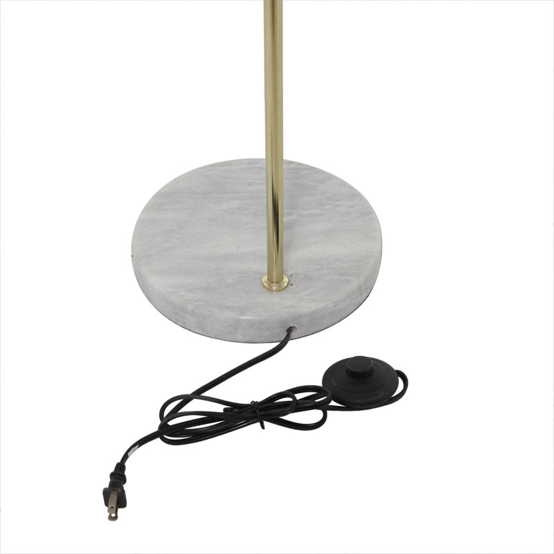 Lampe sur pied arquée industrielle 64 po