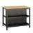 3 Pcs Dining Table Set, Rustic Retro Breakfast Table Dining Stools, Kitchen Table Set-1787308328-1787308330