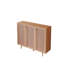Armoire de rangement avec trois portes, buffet en bois avec tablette réglable, armoire à café en bois, armoire de cuisine-1356508866