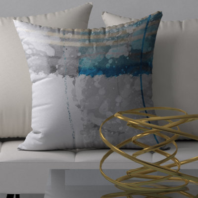 Housse de coussin décorative carrée et insert de satisfaction silencieuse