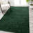 Asahi Solid Low-Pile Emerald Rug-941565562