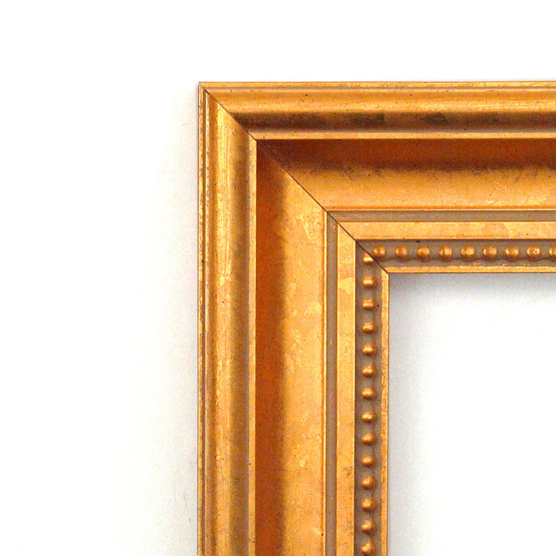 Townhouse Gold Non-Beveled Bathroom Wall Mirror, 26,75 po x 39,75 po