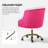 Doreen Velvet Hand-Curated Task Chair-30503668