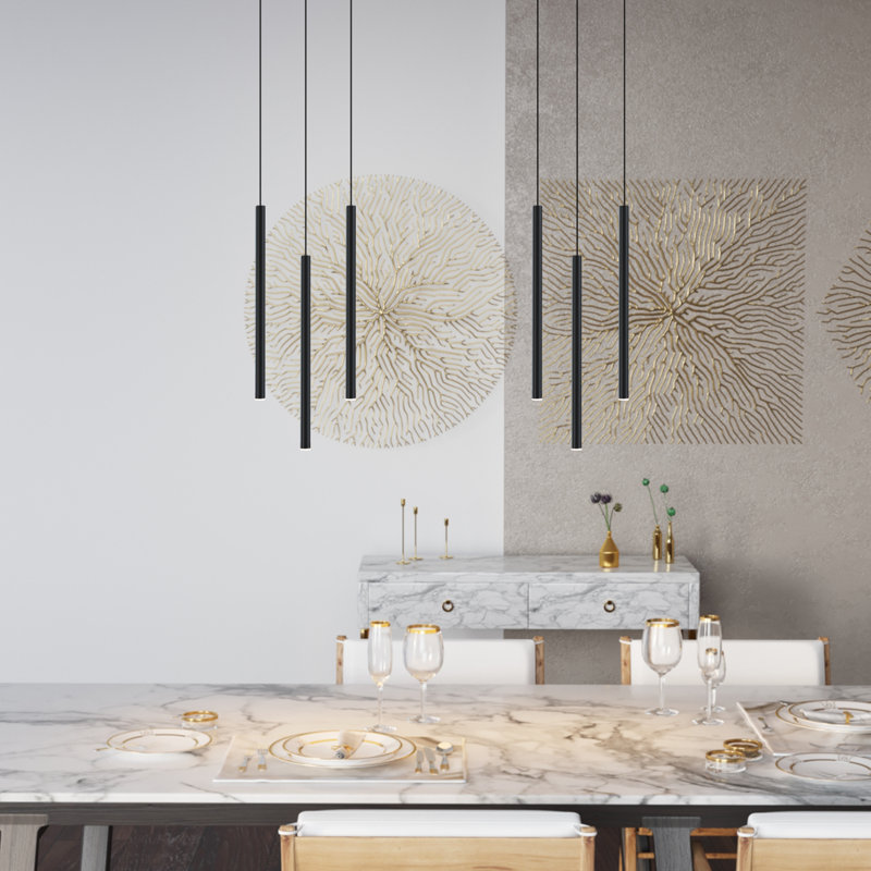 Baileyton 3 - Light LED Cluster Pendant, Black