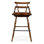 Sherwood Oak Upholstered Stool with Solid Wood Frame