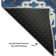 Tapis damassé Guada AMF1026 de qualité supérieure lavable à la machine