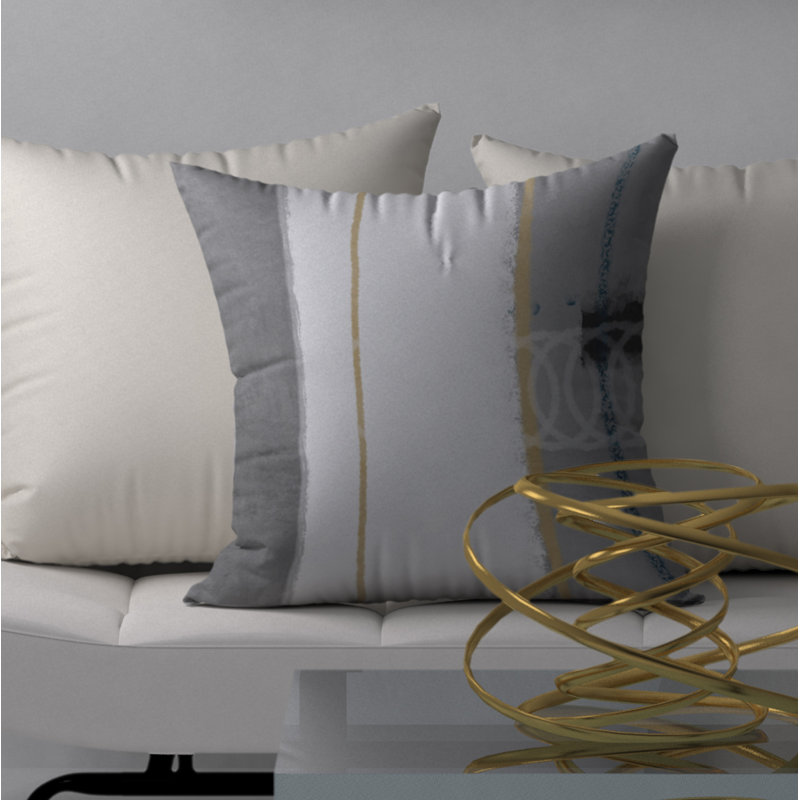 Reversible Throw Pillow, 24" x 24"
