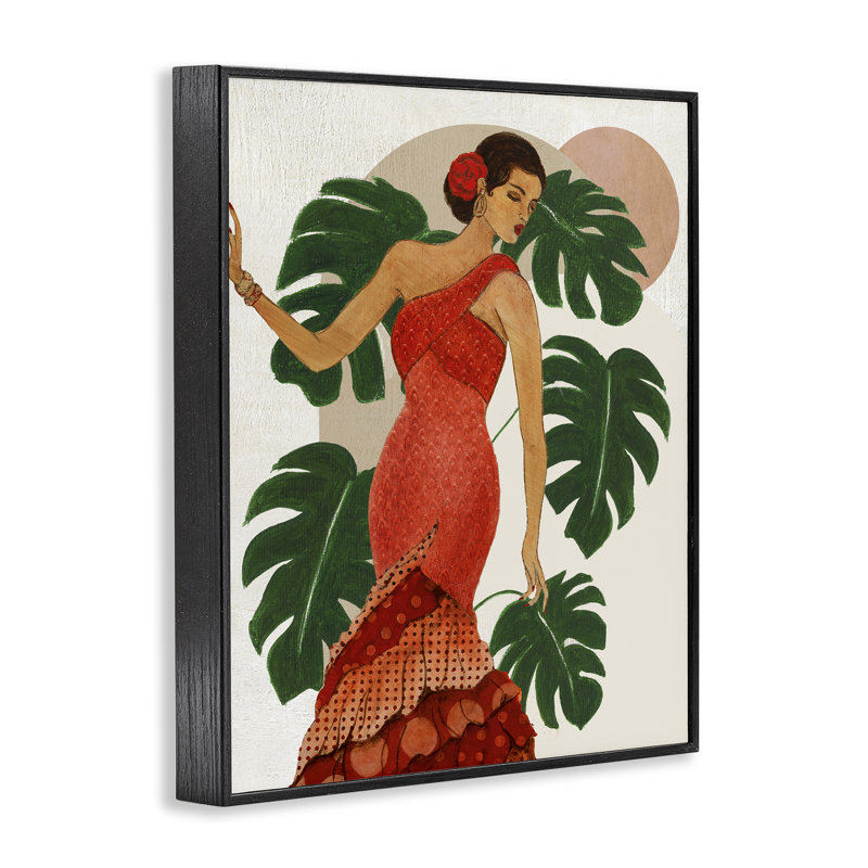 Art à la giclée encadrée par Janet Tava, H 30 po x l 24 po, Giclée encadrée noir minuit