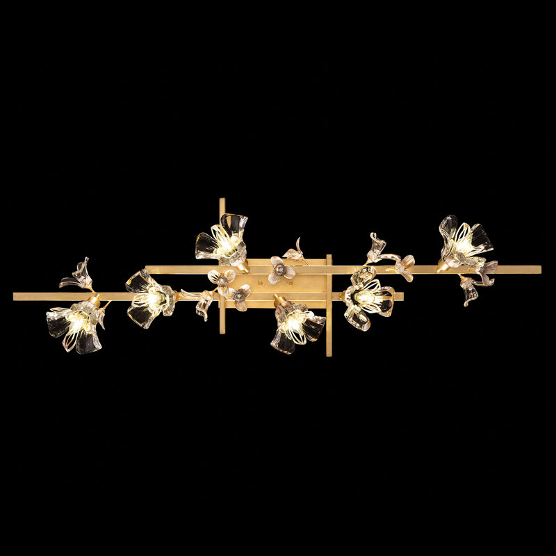 Azu 6 - Light Bath Bar, Gold Leaf