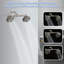  Double pomme de douche avec valve intégrée et bras de douche-103216461