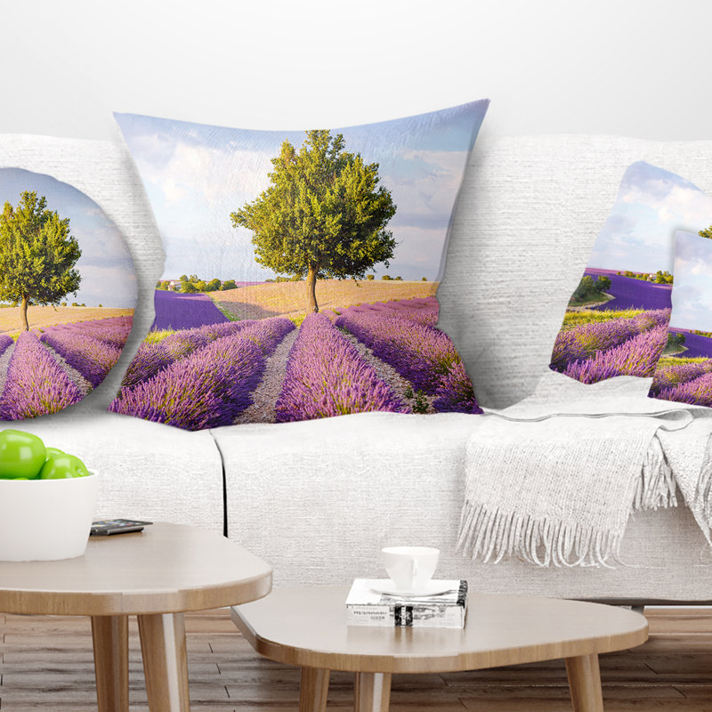 Coussin Lonely Tree, 18 po x 18 po, Carré