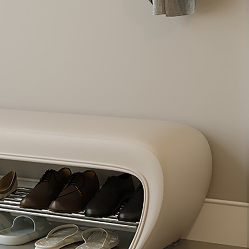 Tabouret à langer avec rangement 47,2 po, Beige