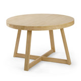 Carlesha Pine Solid Wood Dining Table