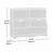 Bookcase/Footboard, White finish