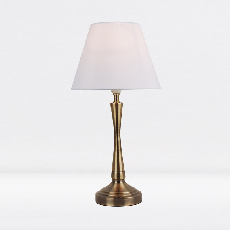 Avonmore Metal Lamp, Chrome, White