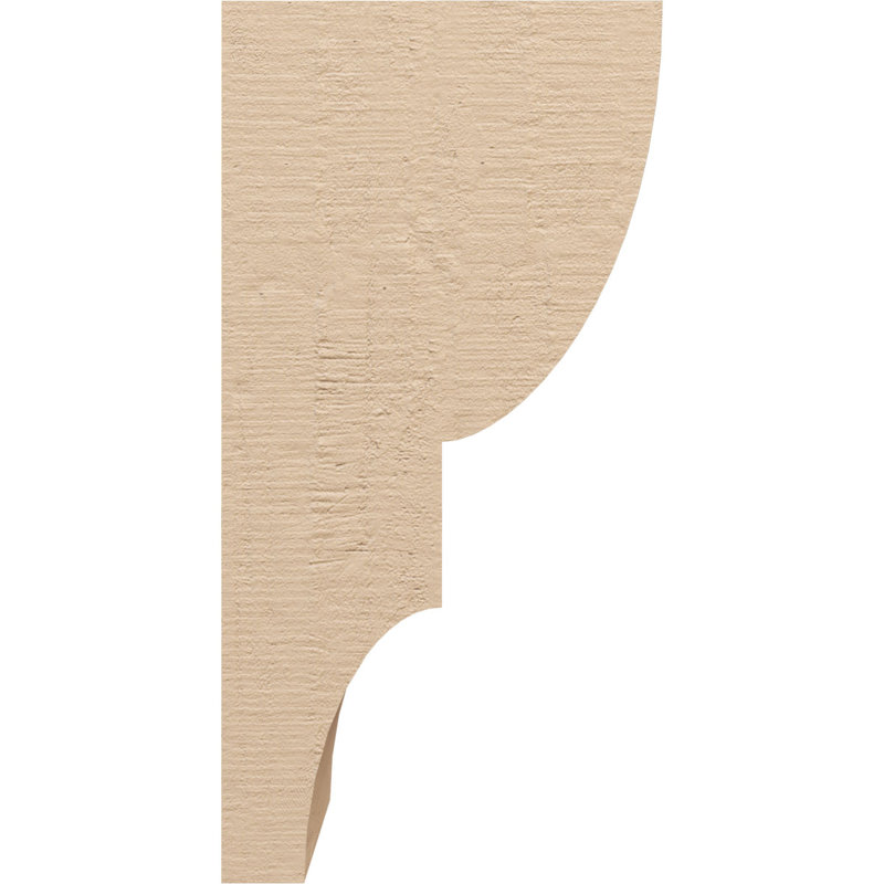 Bois de cèdre brut Ridgewood, Corbeau apprêté Ridgewood, H 16 po x l 8 po x P 8 po