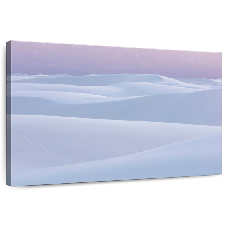 Dunes de sable d'Alvord dans le sable blanc, H 26 po x l 39 po