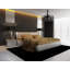 Tapis noir à poils longs Baptiste-670153177