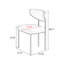 Chaise d'appoint à dossier beige uni (ensemble de 2)-251501266