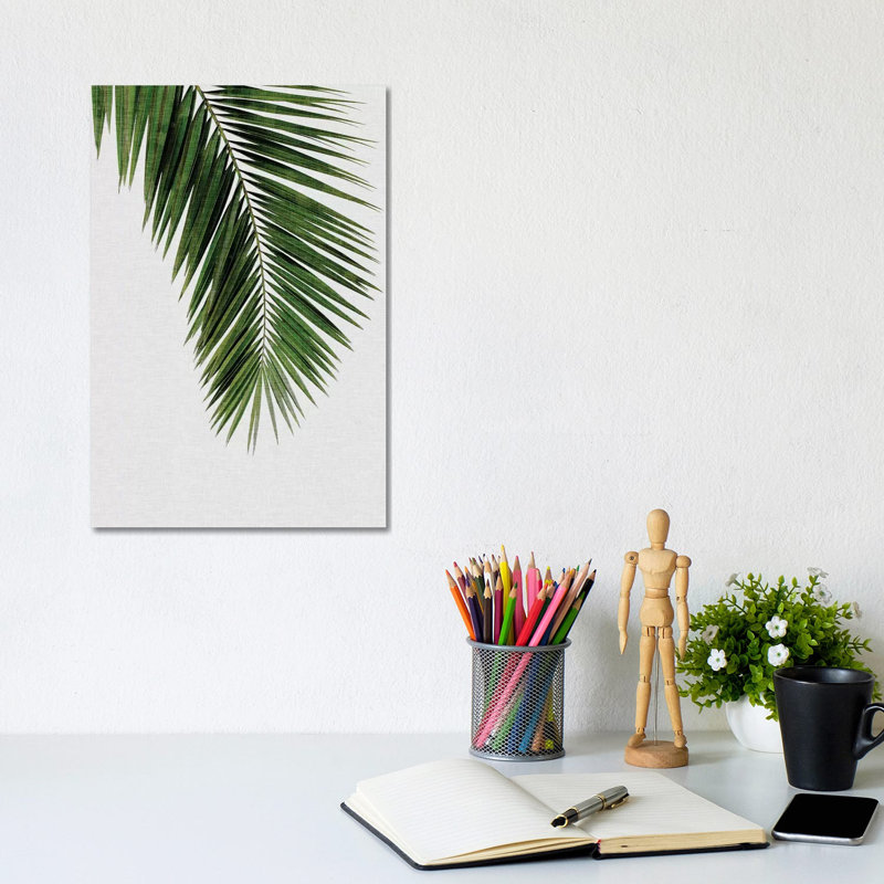 Palm Leaf I by Orara Studio - Wrapped Canvas Print, 20.32 cm H x 30.48 cm W