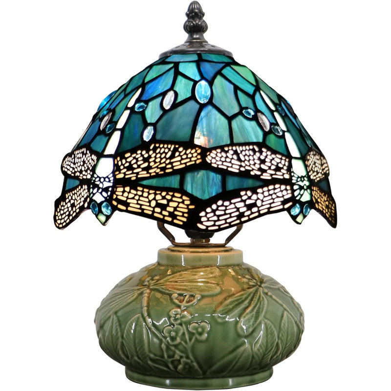 Astoria Grand Eldredge Tiffany Mushroom Table Lamp - Thumbnail 4