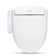 SmartBidet SB-2000WE Electric Bidet Toilet Seat with Heated Seating, Warm Air Dryer, Temperature Control Wash, and Control Panel, Round Seating