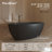 Monblari 51'' X 27.5'' Free Standing Black Soaking Acrylic Bathtub With Overflow And Pop-Up Drain For Bathroom-120392933-124541409
