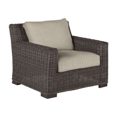 Rustic Woven Lounge Chair