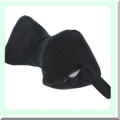 OrthoRest Cervical Support Pillow - Bone Shape Chiropractic Neck & Back Pillow for Adjustable Firmness. Ideal for Travel or Home Use. 15" x 7" with 60" Strap.