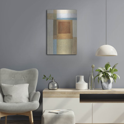 Art mural en métal luxueux «At Attention» par Mike Schick, 24 po x 36 po