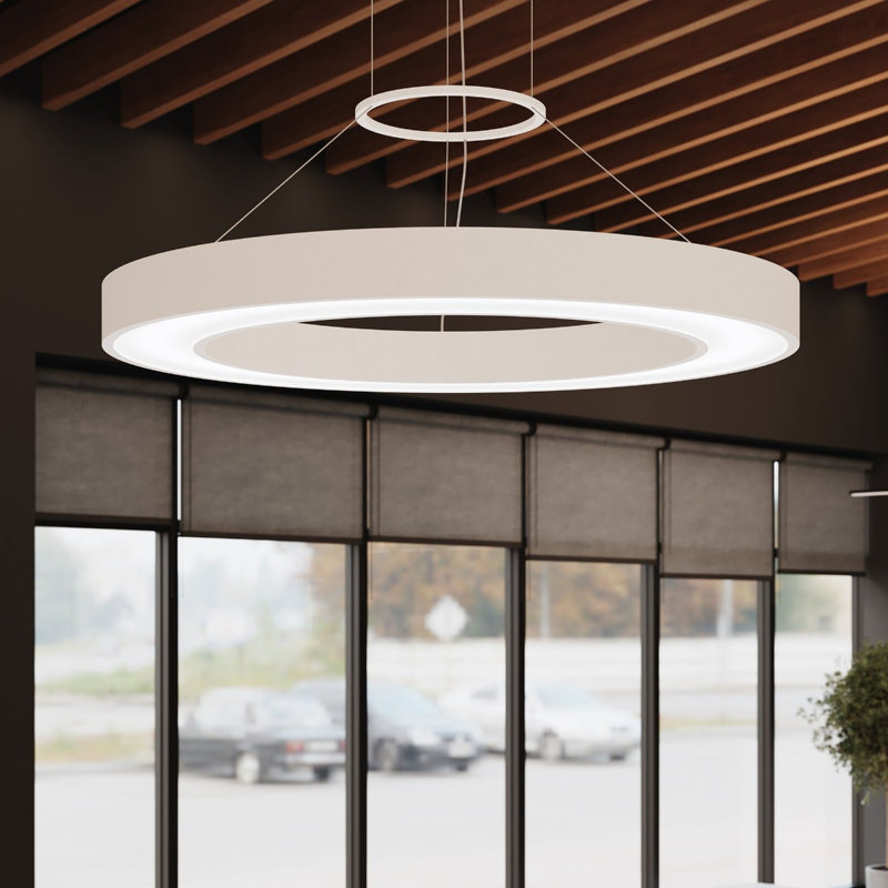 Pi Dimmable LED Round / Oval Chandelier, 3500K