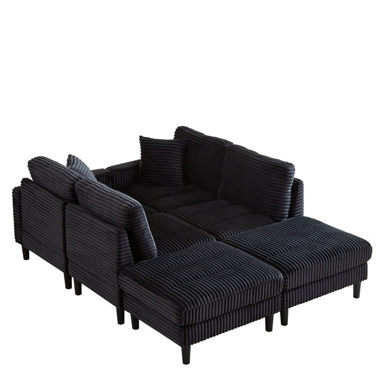 122.5-Inch Oversized U-Shaped Modular Sofa