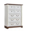 Commode de tiroir pour chambre à coucher avec base en bois et garniture de colonne montante